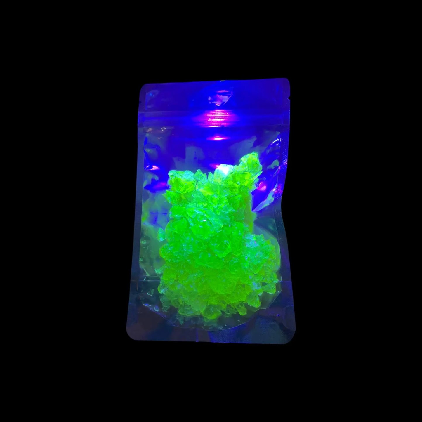 package of uranium glass shards