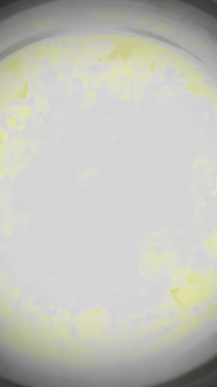 video of glowing uranium glass shards