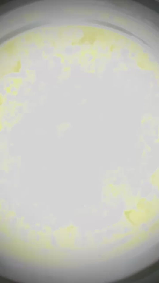 video of glowing uranium glass shards